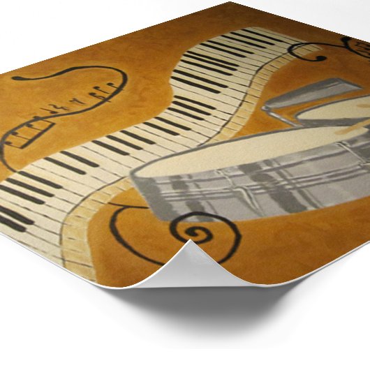 Poster de musique salsa (Coin)