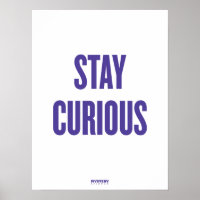 Poster de Mystery Science "Stay Curious"