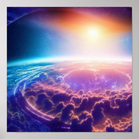 Poster de naissance cosmique (Devant)