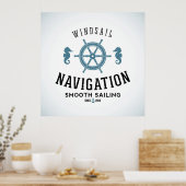 Poster de navigation de voile (Cuisine)