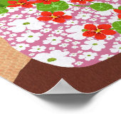 Poster de neige et de Nasturtium (Coin)