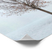 Poster de neige tombante, version 1 (Coin)