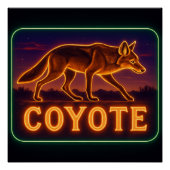 Poster de Neon Coyote (Devant)