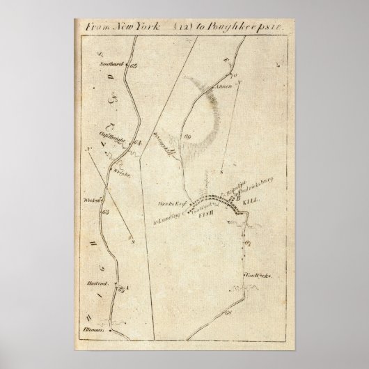 Poster De New York à Poughkeepsie 12 (Devant)