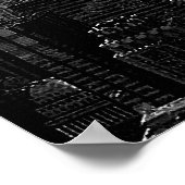 Poster de New York City Old Script Imprimer (Coin)