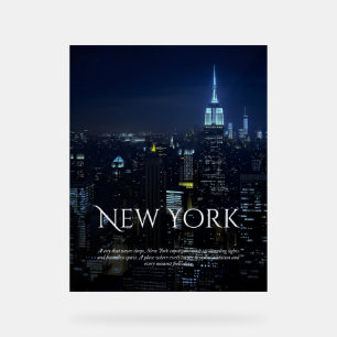 Poster de New York City Skyline - Modern Wall Art 