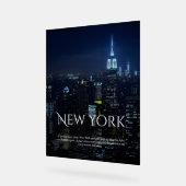 Poster de New York City Skyline - Modern Wall Art  (Angle)