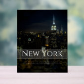 Poster de New York City Skyline - Modern Wall Art  (Neutre)