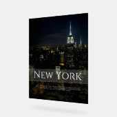 Poster de New York City Skyline - Modern Wall Art  (Angle)