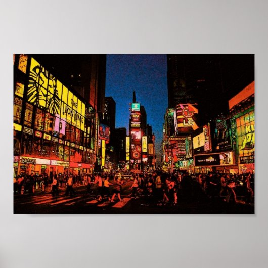 Poster de New York City (Times Carré) (Devant)