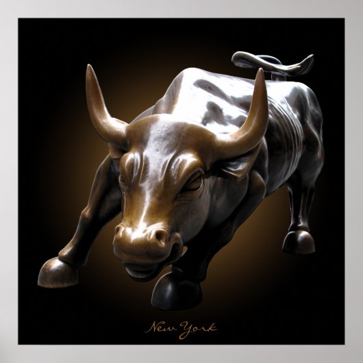 Poster de New York Landmark New York Bull Print (Devant)