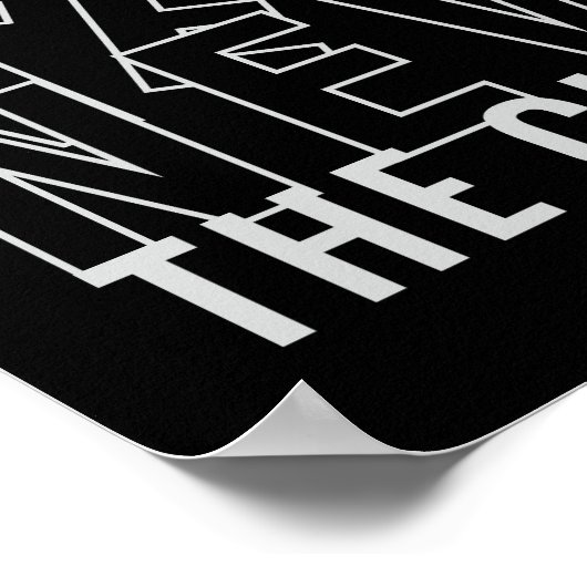 Poster de New York Typographie (Coin)