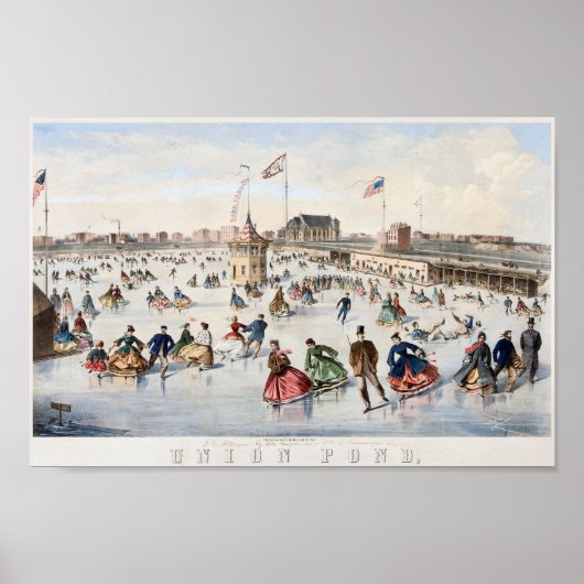 Poster de New York Union Pond (Devant)