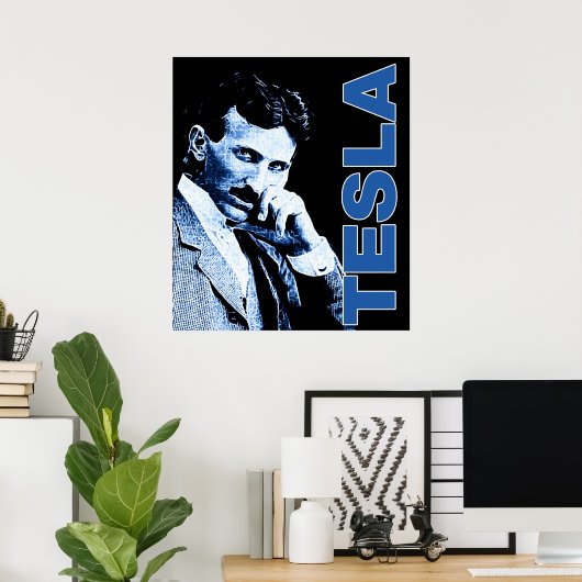 Poster de Nikloa Tesla (Bureau à domicile)