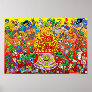 Poster de Nik's PLA (Jaune/Orange/arrière - plan r