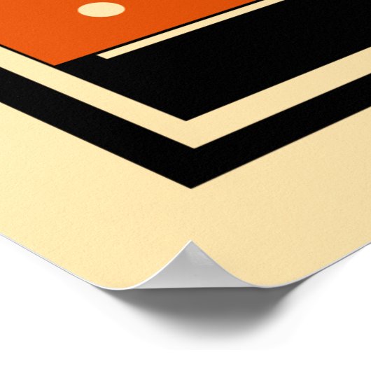 Poster de Nina Simone Orange (Coin)