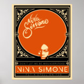 Poster de Nina Simone Orange (Devant)