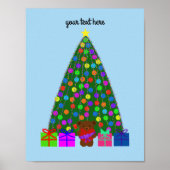 Poster de Noël Arbre #2 (Devant)