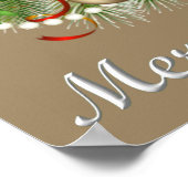 Poster de Noël avec des bougies (Coin)