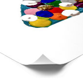 Poster de Noël bleu parfait (Coin)