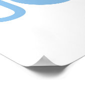 Poster de Noël Blue Joy (Coin)