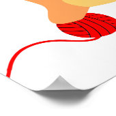 Poster de Noël chinois, Chat Noël Imprimer, Festif (Coin)