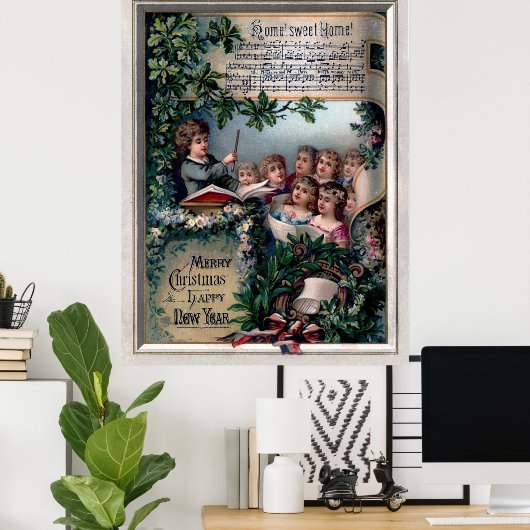 Poster de Noël Choir (Bureau à domicile)