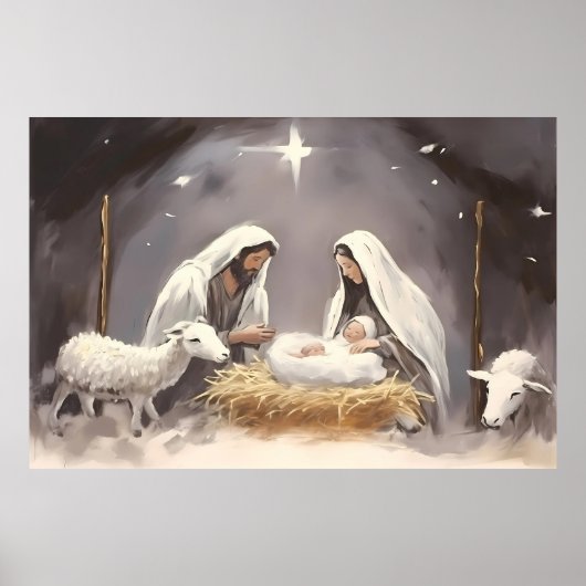 Poster de Noël de la Nativité (Devant)