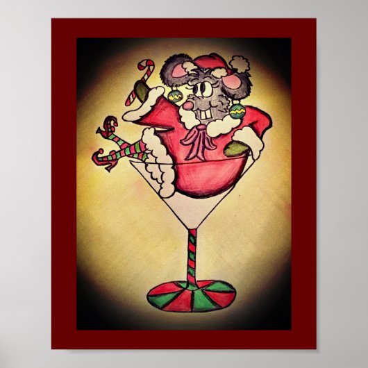 Poster de Noël drôle (Devant)