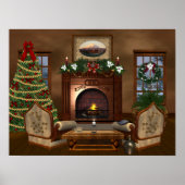Poster de Noël du pays cosy (Devant)