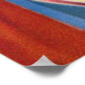 Poster de Noël du Père Noël vintage Imprimer (Coin)