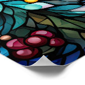 Poster de Noël en verre satiné (Coin)