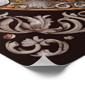 Poster de Noël Festif Holiday Père Noël (Coin)