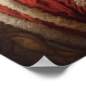 Poster de Noël Festif Holiday Père Noël (Coin)