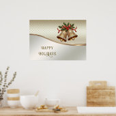 Poster de Noël Gold Bells (Cuisine)