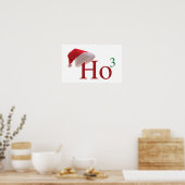 Poster de Noël Ho Ho Ho (Cuisine)