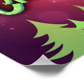 Poster de Noël Joyeux de Père Noël (Coin)