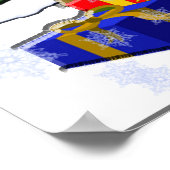 Poster de Noël Joyeux Snowman (Coin)