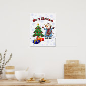 Poster de Noël Joyeux Snowman (Cuisine)