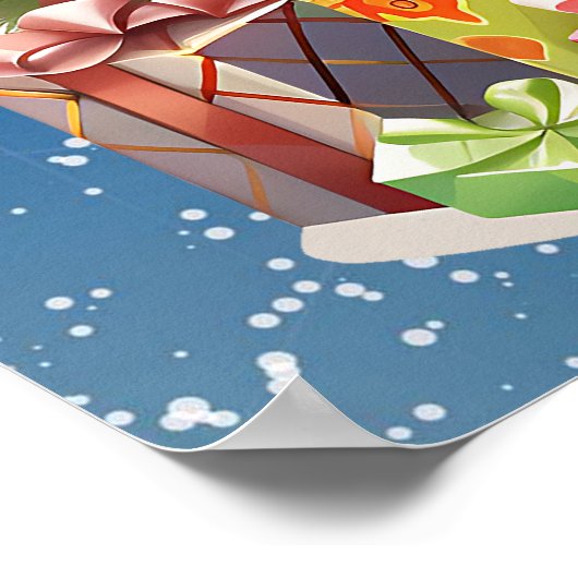 Poster de Noël Kitty (Coin)