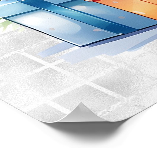 Poster de Noël Kitty (Coin)