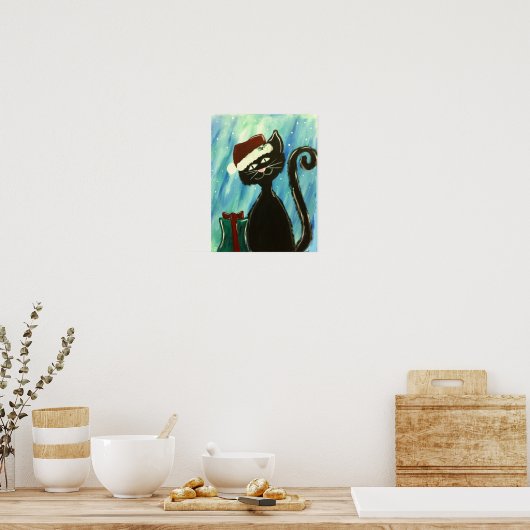 Poster de Noël Kitty (Cuisine)