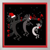 Poster de Noël Kokopelli (Devant)