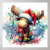 Poster de Noël Moose (Devant)