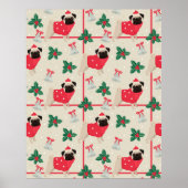 Poster de Noël Puggy (Devant)