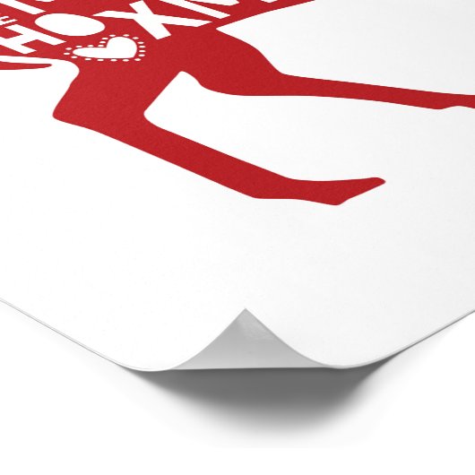 Poster de Noël Reindeer (Coin)