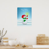 Poster de Noël Snowman (Cuisine)
