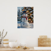 Poster de Noël Snowman (Cuisine)