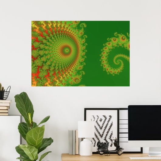 Poster de Noël Spirole (Bureau à domicile)