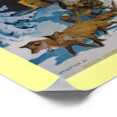 Poster de Noël suédois vintage 1906 (Coin)